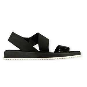 AK Sport Black Sandals Anne Kline Size 9.5